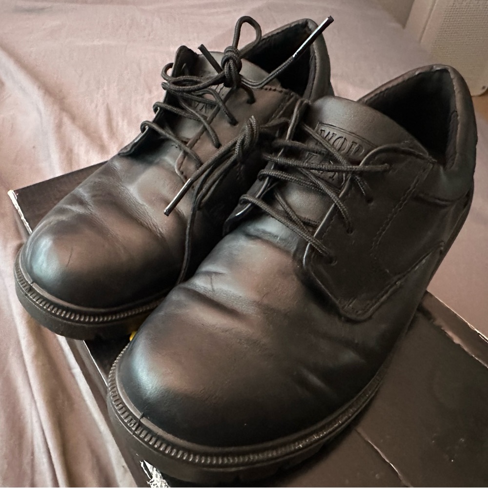 Work zone 4” Black Oxford flex sole non slip